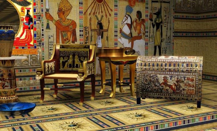декор египетского интерьера